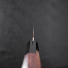 Yanagiba Left Hand AUS-10 Polished Buffalo Wenge Handle 290mm (11.4”)-[Musashi]-[Japanese-Kitchen-Knives]