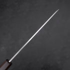 Yanagiba Left Hand AUS-10 Polished Ebony Handle 210mm (8.3”)-[Musashi]-[Japanese-Kitchen-Knives]