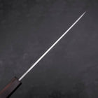 Yanagiba Left Hand AUS-10 Polished Ebony Handle 240mm (9.4”)-[Musashi]-[Japanese-Kitchen-Knives]