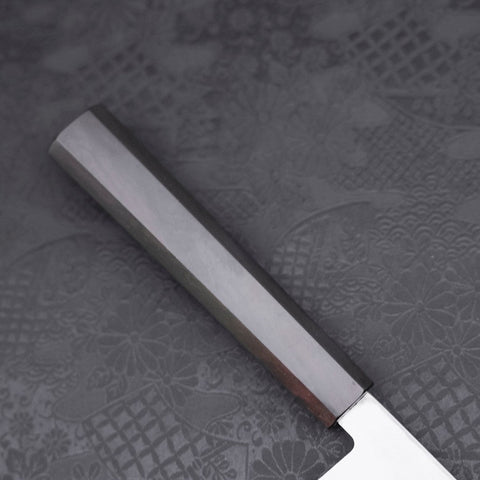 Yanagiba Left Hand AUS-10 Polished Ebony Handle 240mm (9.4”)-[Musashi]-[Japanese-Kitchen-Knives]