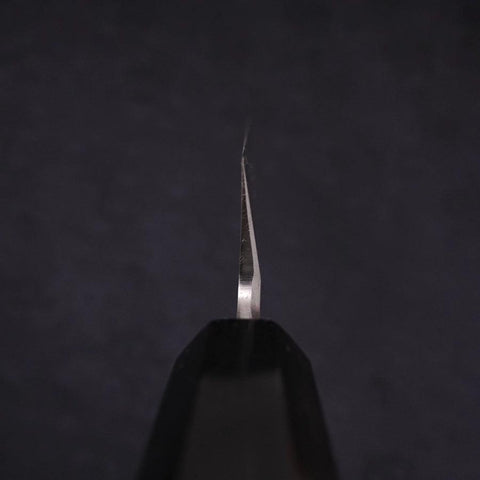 Yanagiba Left -Hand Silver Steel #3 Kasumi Buffalo Ebony Handle 300mm (11.8”)-[Musashi]-[Japanese-Kitchen-Knives]