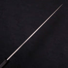 Yanagiba Left -Hand Silver Steel #3 Kasumi Buffalo Ebony Handle 300mm (11.8”)-[Musashi]-[Japanese-Kitchen-Knives]