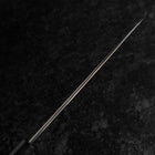 Yanagiba Left-Hand Silver Steel #3 Kasumi Buffalo Magnolia Handle 210mm (8.3”)-[Musashi]-[Japanese-Kitchen-Knives]