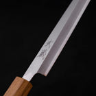 Yanagiba SK Steel Kasumi Oak Handle 210mm (8.3”)-[Musashi]-[Japanese-Kitchen-Knives]