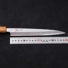 Yanagiba SK Steel Kasumi Oak Handle 210mm (8.3”)-[Musashi]-[Japanese-Kitchen-Knives]