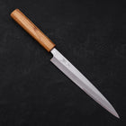 Yanagiba SK Steel Kasumi Oak Handle 210mm (8.3”)-[Musashi]-[Japanese-Kitchen-Knives]