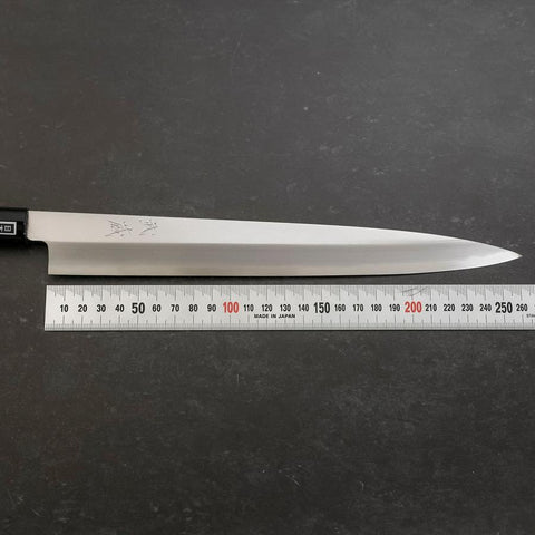 Yanagiba SK Steel Kasumi Rosewood Handle 270mm (10.6”)-[Musashi]-[Japanese-Kitchen-Knives]