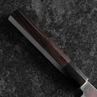 Yanagiba Silver Steel #3 Kasumi Buffalo Ebony Handle 200mm (7.9”)-[Musashi]-[Japanese-Kitchen-Knives]