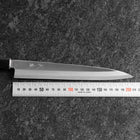 Yanagiba Silver Steel #3 Kasumi Buffalo Ebony Handle 200mm (7.9”)-[Musashi]-[Japanese-Kitchen-Knives]