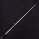 Yanagiba Silver Steel #3 Kasumi Buffalo Ebony Handle 240mm (9.4”)-[Musashi]-[Japanese-Kitchen-Knives]