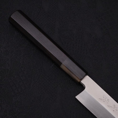 Yanagiba Silver Steel #3 Kasumi Buffalo Ebony Handle 240mm (9.4”)-[Musashi]-[Japanese-Kitchen-Knives]