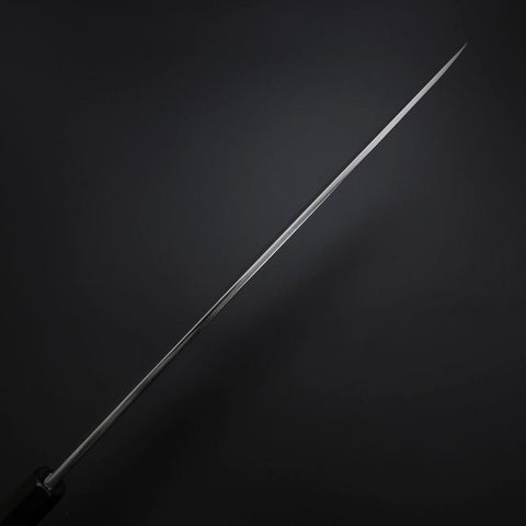 Yanagiba Silver Steel #3 Kasumi Buffalo Ebony Handle 300mm (11.8”)-[Musashi]-[Japanese-Kitchen-Knives]