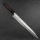 Yanagiba Silver Steel #3 Kasumi Buffalo Ebony Handle 300mm (11.8”)-[Musashi]-[Japanese-Kitchen-Knives]