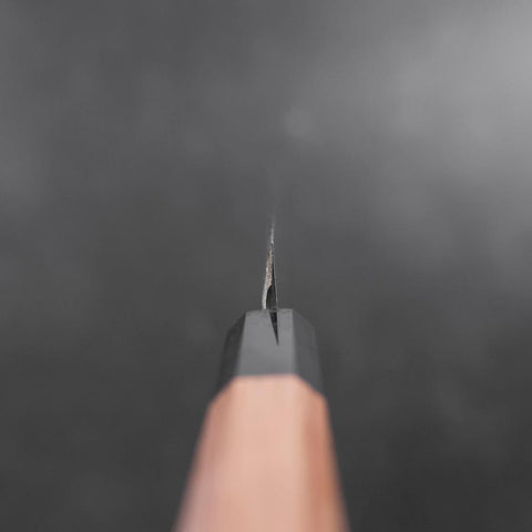 Yanagiba Silver Steel #3 Kasumi Buffalo Teak Handle 200mm (7.9”)-[Musashi]-[Japanese-Kitchen-Knives]