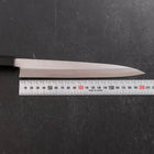 Yanagiba Silver Steel #3 Kasumi Buffalo Teak Handle 200mm (7.9”)-[Musashi]-[Japanese-Kitchen-Knives]