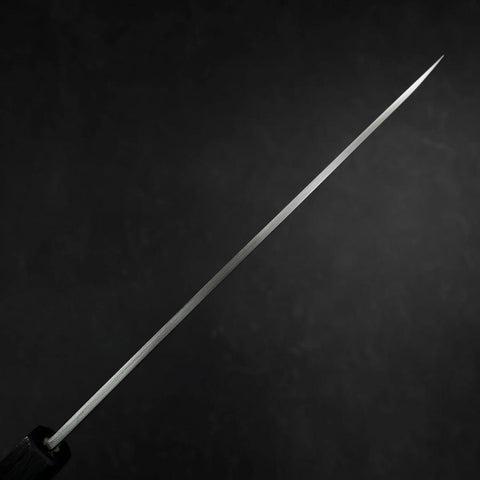 Yanagiba Silver Steel #3 Kasumi Dark Blue Urushi Handle 200mm (7.9”)-[Musashi]-[Japanese-Kitchen-Knives]