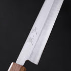 Yanagiba Silver Steel #3 Kasumi Yaki Urushi Handle 240mm (9.4”)-[Musashi]-[Japanese-Kitchen-Knives]