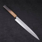 Yanagiba Silver Steel #3 Kasumi Yaki Urushi Handle 240mm (9.4”)-[Musashi]-[Japanese-Kitchen-Knives]