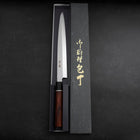 Yanagiba VG-10 Damascus Cherry Handle 270mm with Sheath (10.6”)-[Musashi]-[Japanese-Kitchen-Knives]