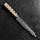 Yanagiba VG-10 Damascus White Urushi Handle 210mm (8.3”)-[Musashi]-[Japanese-Kitchen-Knives]