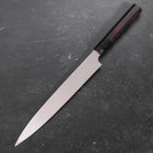 Yanagiba VG-10 Kasumi Buffalo Ebony Handle 240mm (9.4”)-[Musashi]-[Japanese-Kitchen-Knives]