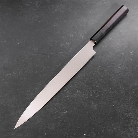 Yanagiba VG-10 Kasumi Buffalo Ebony Handle 300mm (11.8”)-[Musashi]-[Japanese-Kitchen-Knives]