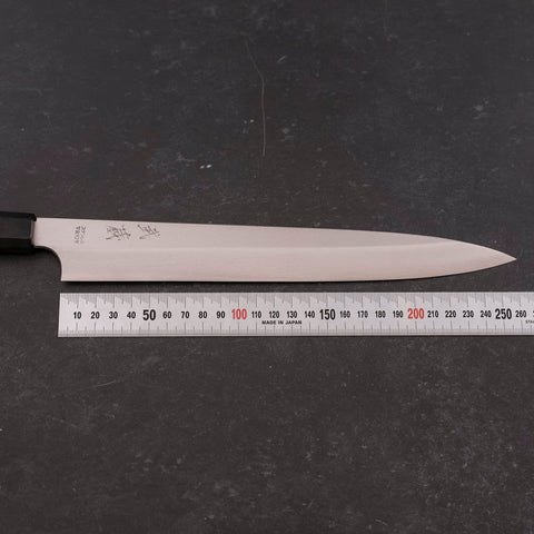 Yanagiba VG-10 Polished Buffalo Ebony Handle 270mm (10.6”)-[Musashi]-[Japanese-Kitchen-Knives]