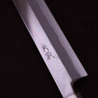 Yanagiba White Steel #1 Ebony Handle 300mm (11.8”)-[Musashi]-[Japanese-Kitchen-Knives]
