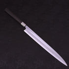 Yanagiba White Steel #1 Ebony Handle 300mm (11.8”)-[Musashi]-[Japanese-Kitchen-Knives]