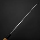 Yanagiba White Steel #2 Kasumi Buffalo Magnolia Handle 270mm (10.6”)-[Musashi]-[Japanese-Kitchen-Knives]