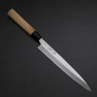 Yanagiba White Steel #2 Kasumi Cherry Handle 200mm (7.9”)-[Musashi]-[Japanese-Kitchen-Knives]