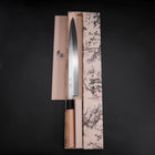 Yanagiba White Steel #2 Kasumi Cherry Handle 300mm (11.8”)-[Musashi]-[Japanese-Kitchen-Knives]