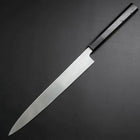 Yanagiba White Steel #2 Kasumi Chokin Dragon Buffalo Ebony Handle 240mm (9.4”)-[Musashi]-[Japanese-Kitchen-Knives]