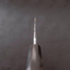 Yanagiba White Steel #2 Kasumi Chokin Sakura-Fuji Buffalo Ebony Handle 210mm (8.3”)-[Musashi]-[Japanese-Kitchen-Knives]