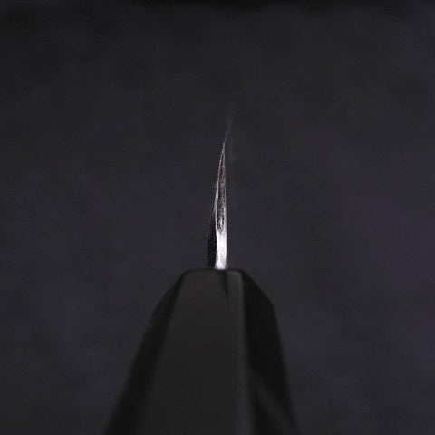 Yanagiba White Steel #2 Kasumi Chokin Sakura-Fuji Buffalo Ebony Handle 270mm (10.6”)-[Musashi]-[Japanese-Kitchen-Knives]