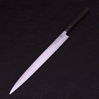 Yanagiba White Steel #1 Damascus Shitan Handle 330mm-[Musashi]-[Japanese-Kitchen-Knives]
