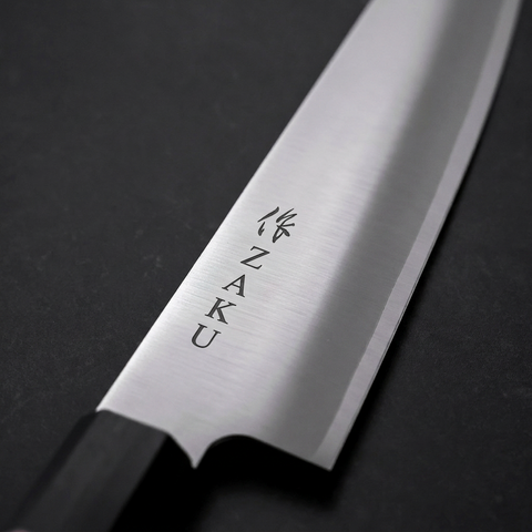 作(ZAKU) Series Kiritsuke VG-10 Polished Cherry Handle 210mm (8.3”)-[Musashi]-[Japanese-Kitchen-Knives]