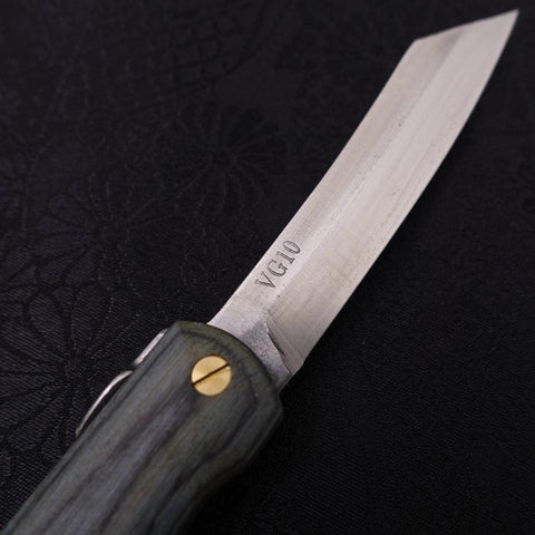 Higonokami VG-10 110mm Woody Sky (4.3”)-[Musashi]-[Japanese-Kitchen-Knives]