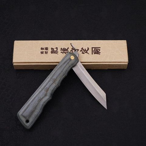 Higonokami VG-10 110mm Woody Sky (4.3”)-[Musashi]-[Japanese-Kitchen-Knives]