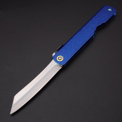 Mizushibuki Aogami Higonokami Blue 100mm (3.9”)-[Musashi]-[Japanese-Kitchen-Knives]