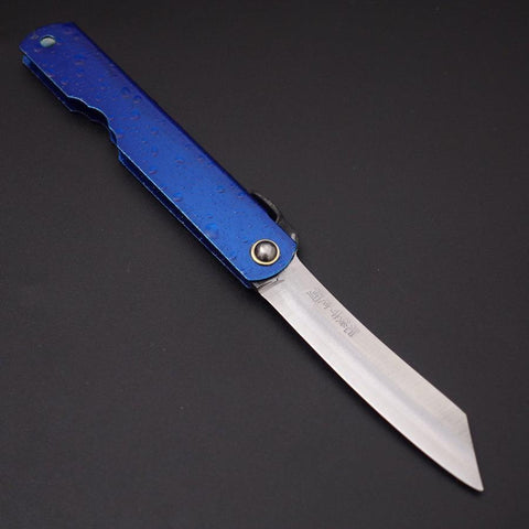 Mizushibuki Aogami Higonokami Blue 100mm (3.9”)-[Musashi]-[Japanese-Kitchen-Knives]